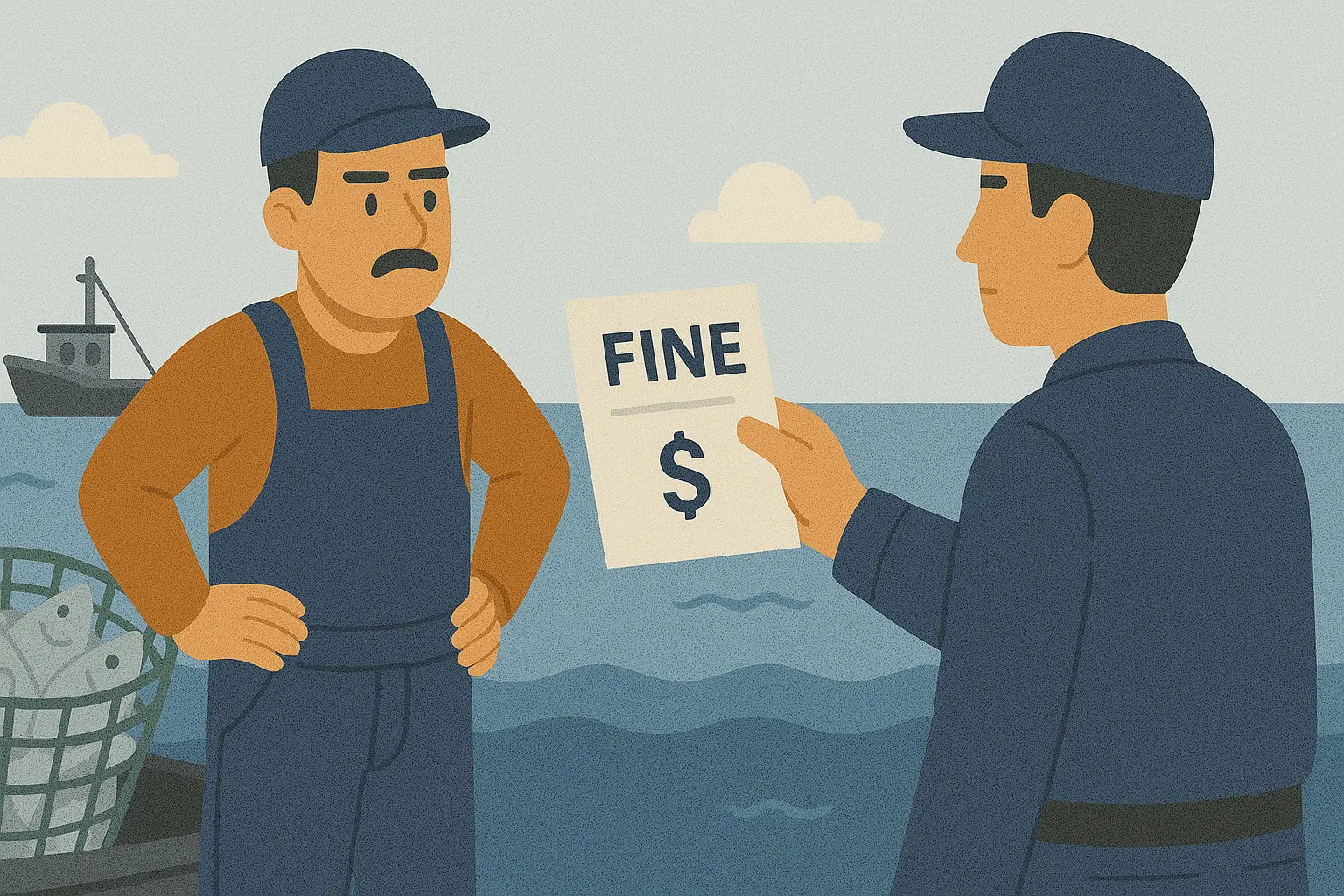 Hành vi đánh bắt cá sai vùng biển bị xử lý như thế nào?