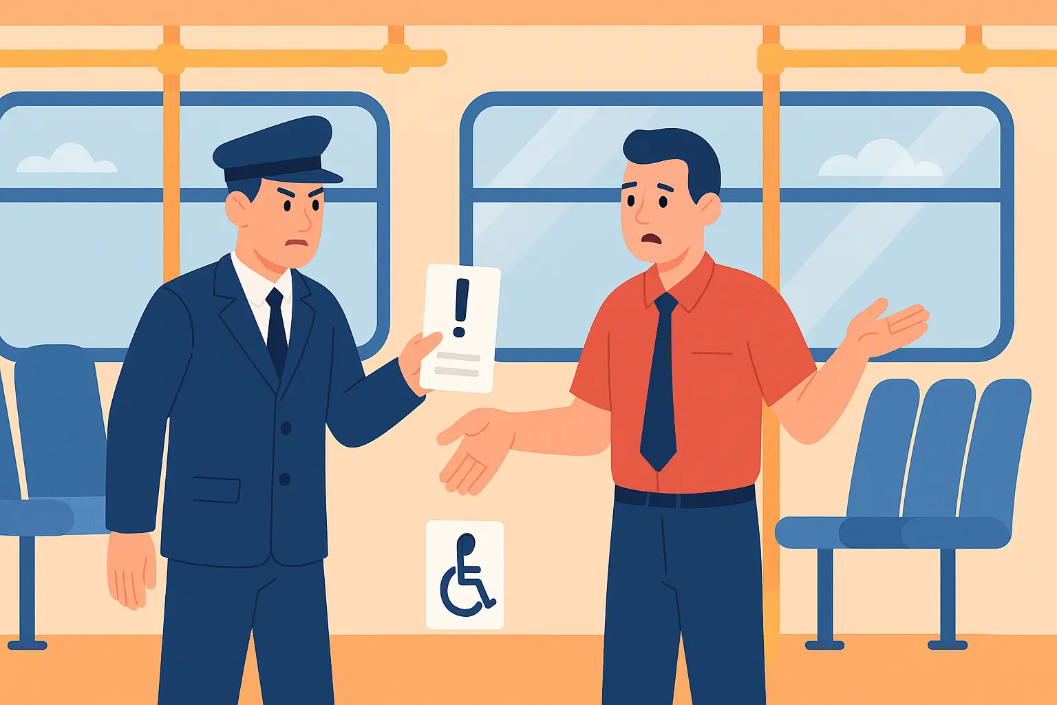 Xe buýt không có ghế cho người khuyết tật sẽ bị xử phạt như thế nào?