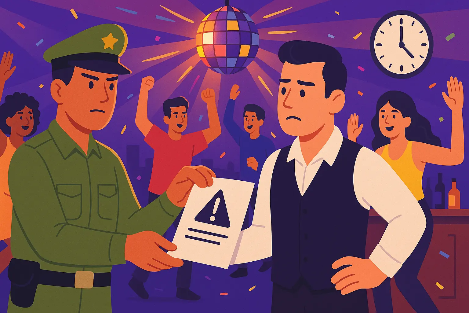 Quán bar mở quá giờ bị xử phạt ra sao?