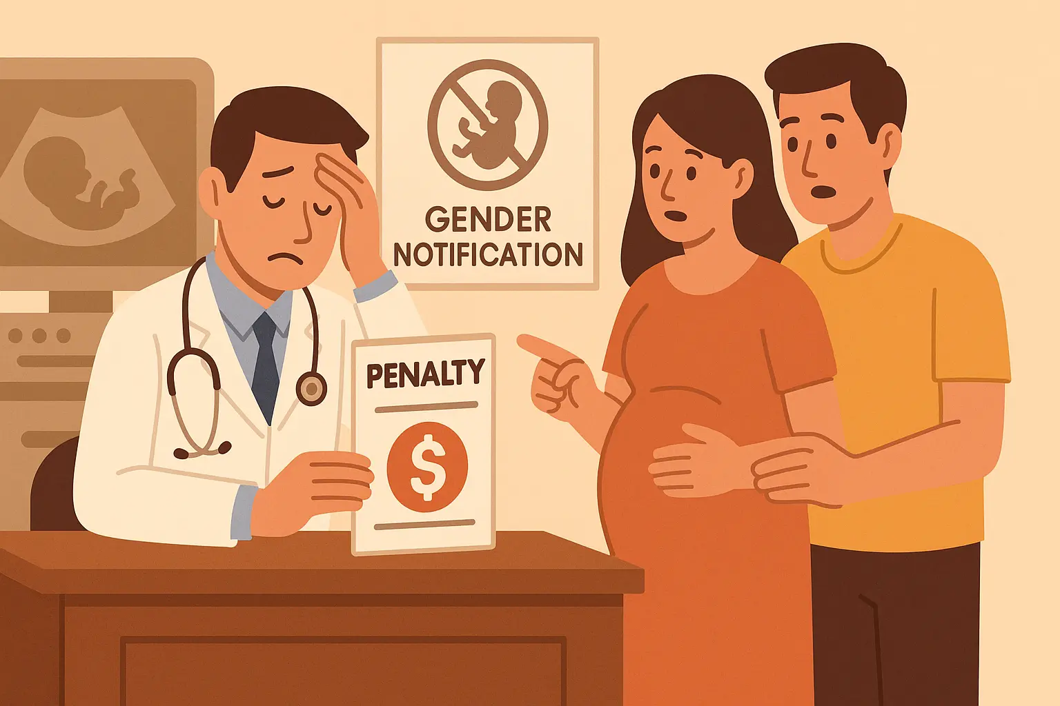 Hành vi tiết lộ giới tính thai nhi bị xử phạt thế nào?