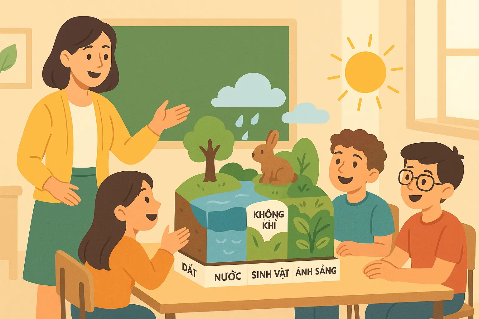 Thành phần môi trường gồm những yếu tố nào?