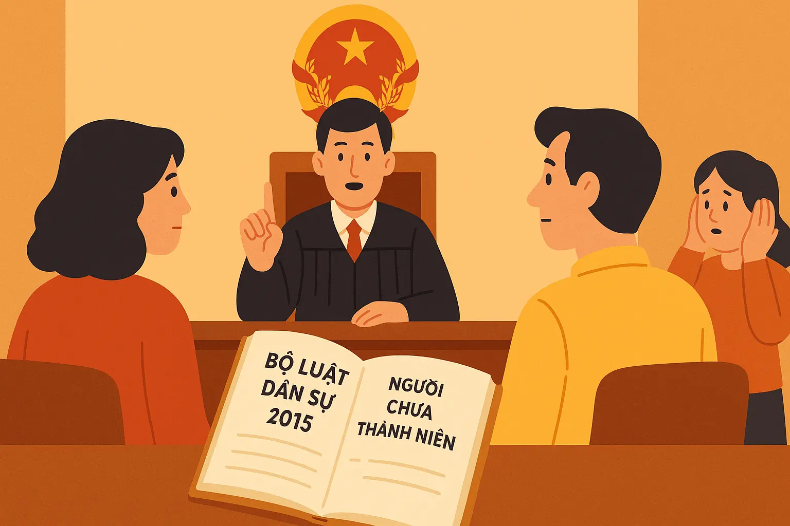 Giao dịch dân sự của người chưa đủ 6 tuổi có hiệu lực hay không?