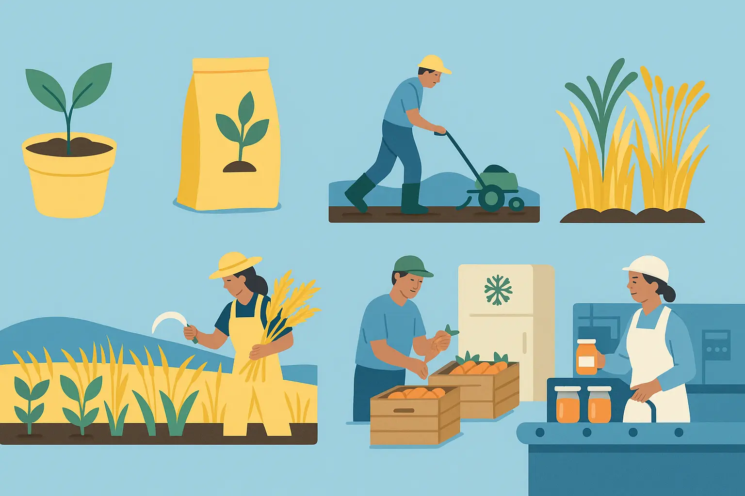 Hoạt động trồng trọt bao gồm những gì?