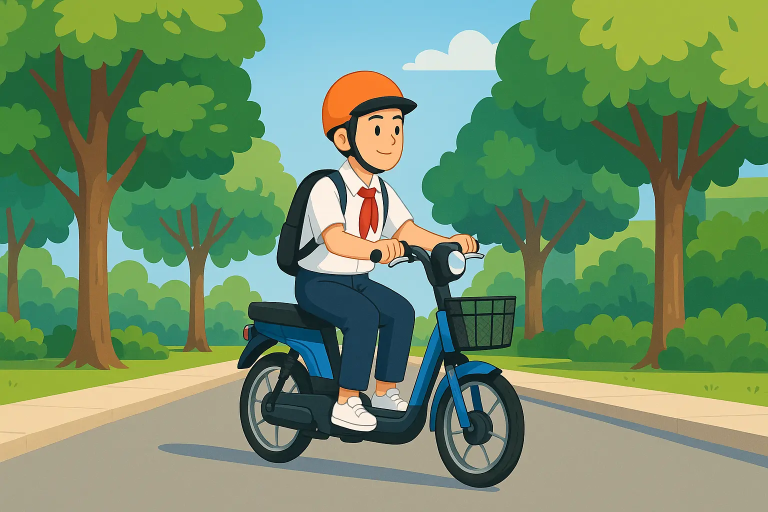 Đi xe đạp điện có bắt buộc đội mũ bảo hiểm không?