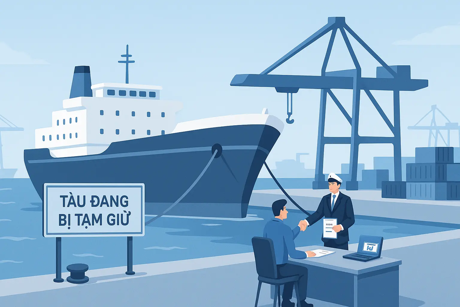 Ai là người có thẩm quyền quyết định bắt giữ tàu biển?