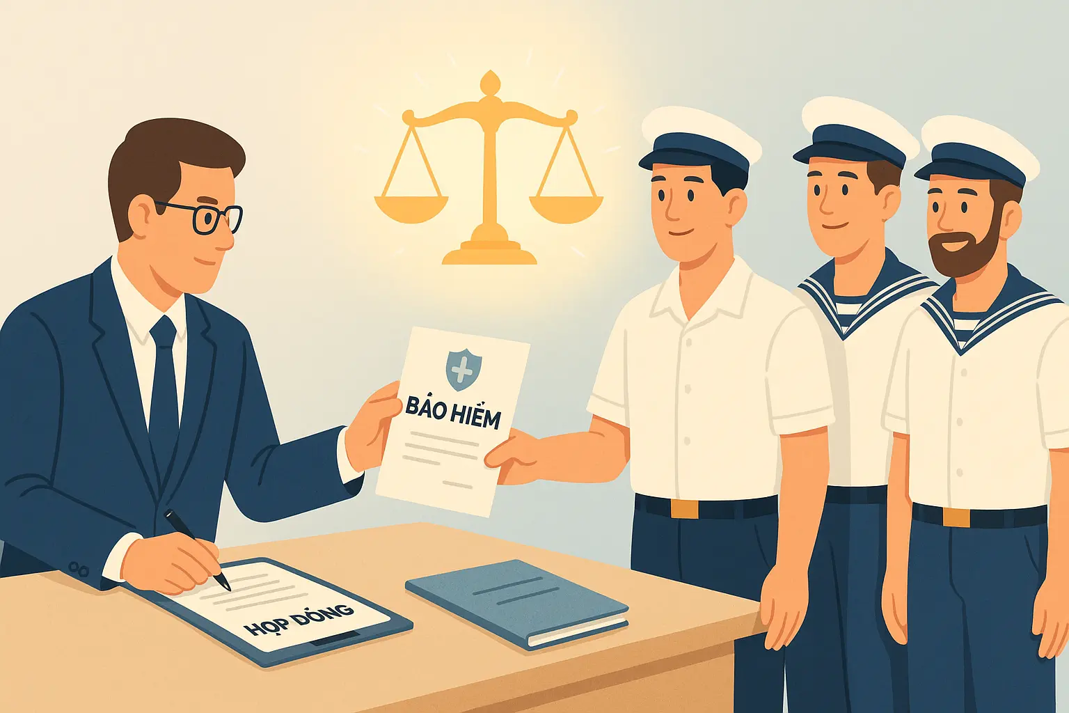 Trách nhiệm của chủ tàu đối với thuyền bộ