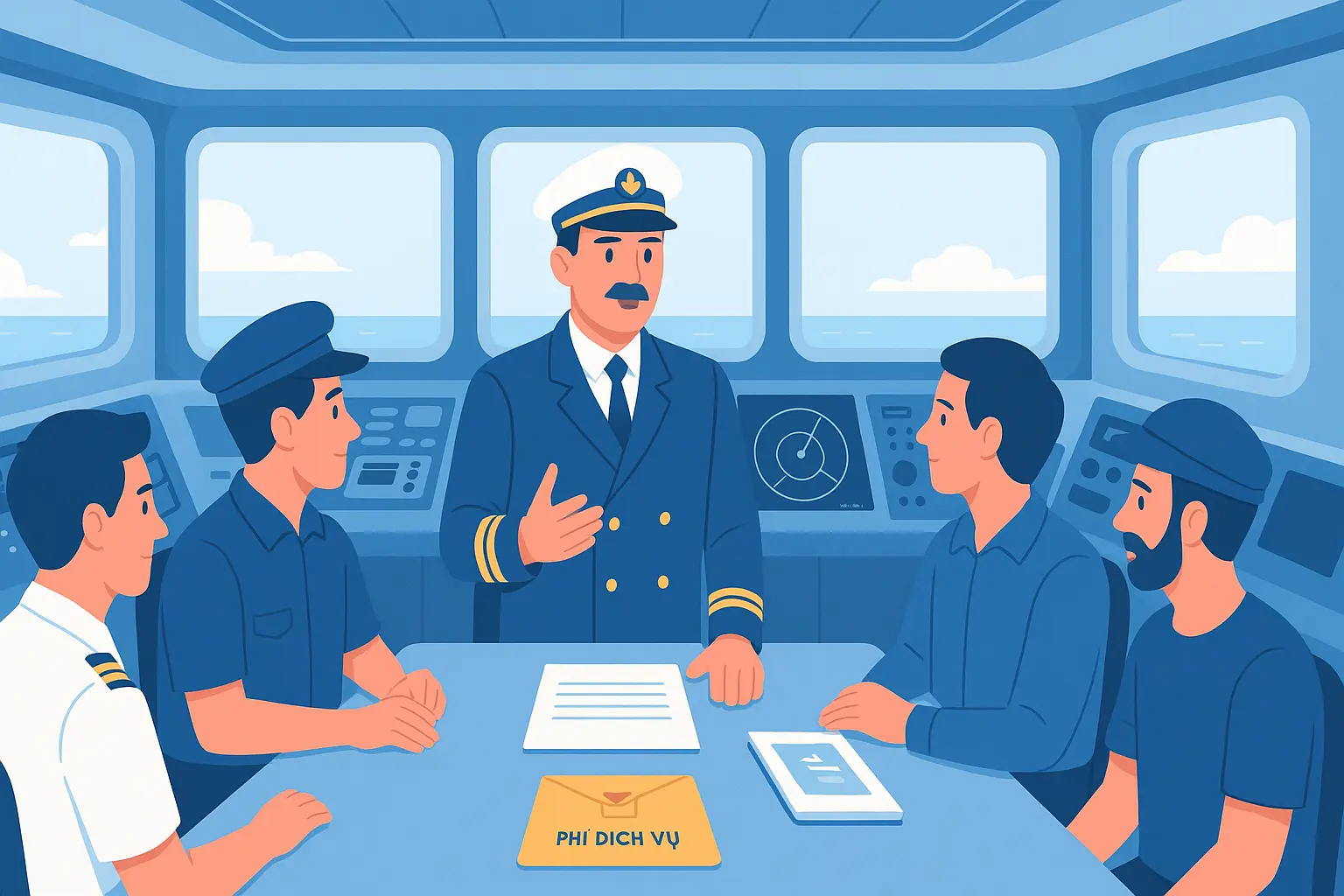 Trách nhiệm báo cáo của thuyền trưởng khi xảy ra tai nạn hàng hải