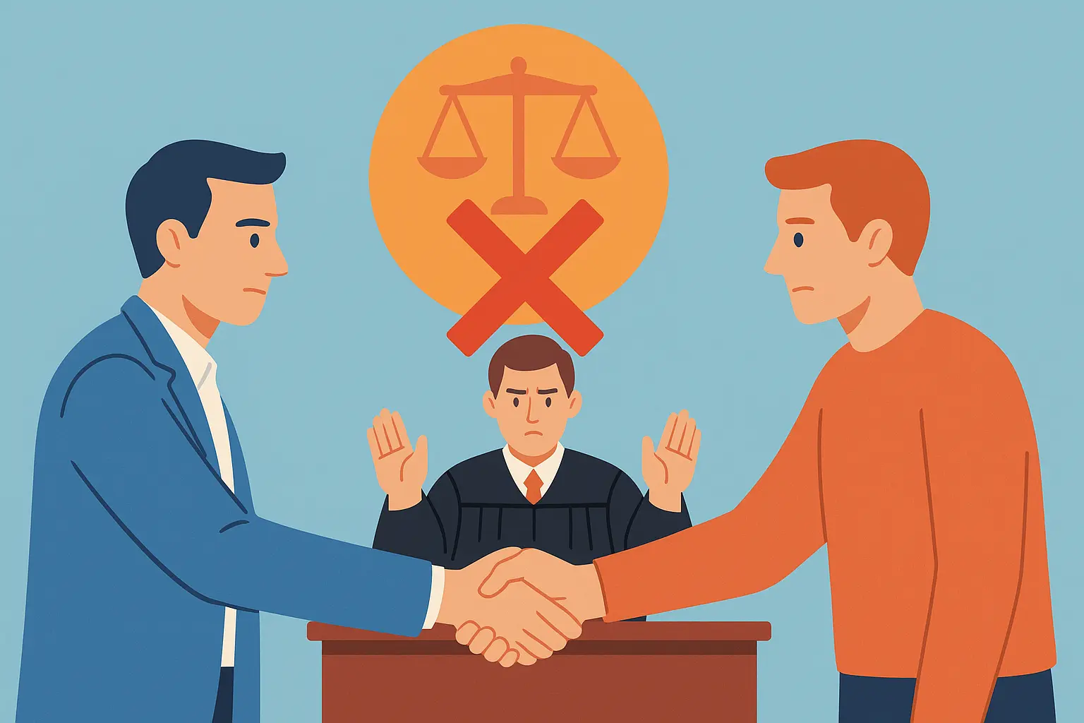 Những vụ án nào không được hòa giải trong tố tụng dân sự?