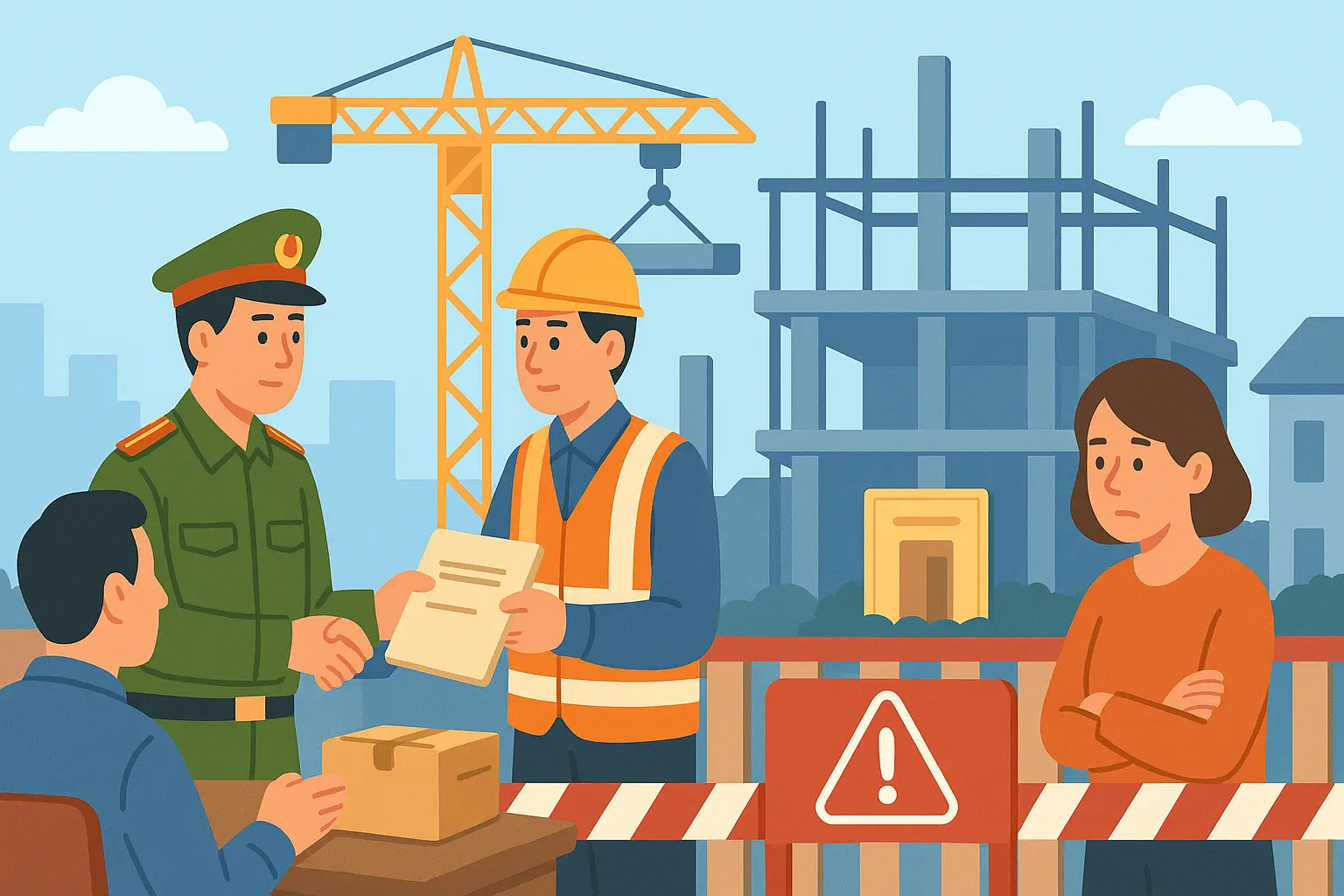 Xây dựng nhà không có giấy phép bị xử lý thế nào?